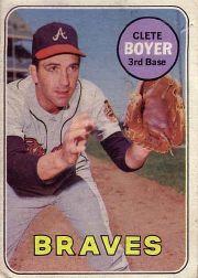 1969 Topps Baseball Cards      489     Clete Boyer